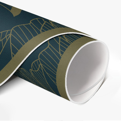 Pvc carpet Linear leaves fashion pattern