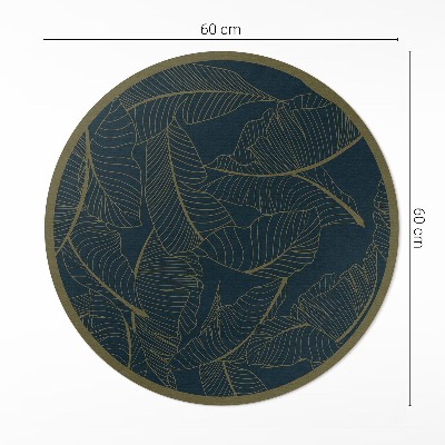 Pvc carpet Linear leaves fashion pattern