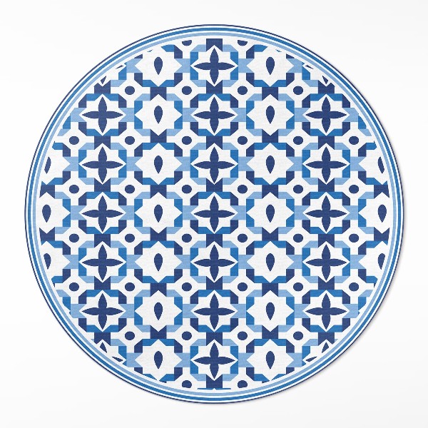 Pvc rug Spanish mosaic decorative pattern