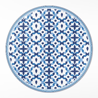 Pvc rug Spanish mosaic decorative pattern