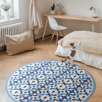 Pvc rug Spanish mosaic decorative pattern