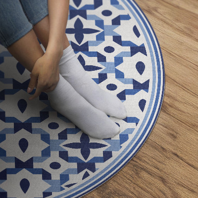 Pvc rug Spanish mosaic decorative pattern