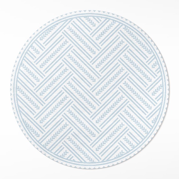 Vinyl rug Modern herringbone fashion pattern
