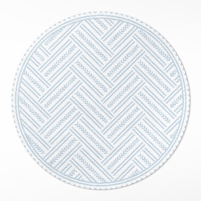 Vinyl rug Modern herringbone fashion pattern