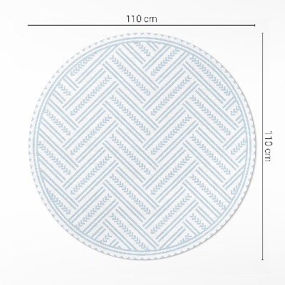 Vinyl rug Modern herringbone fashion pattern