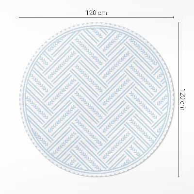Vinyl rug Modern herringbone fashion pattern