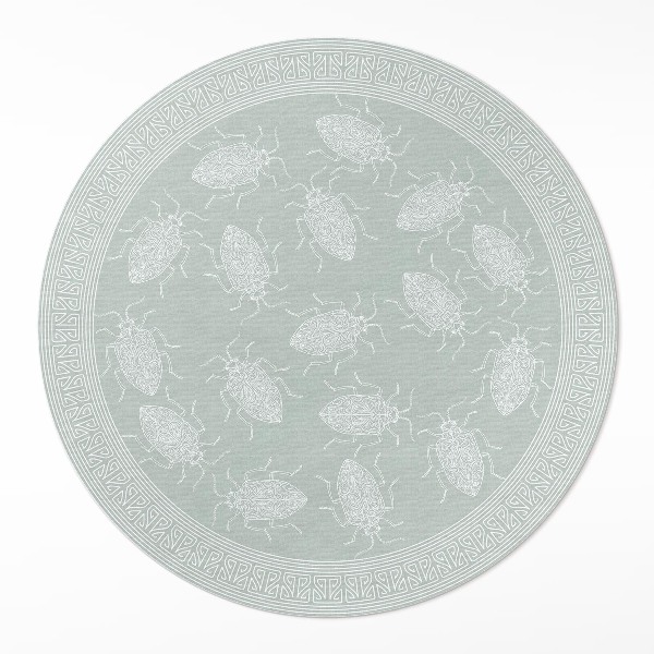 Vinyl rug Vintage insect beetles