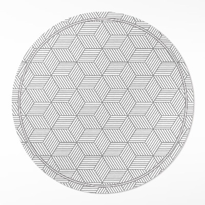 Vinyl floor rug Geometric mosaic tiny pattern
