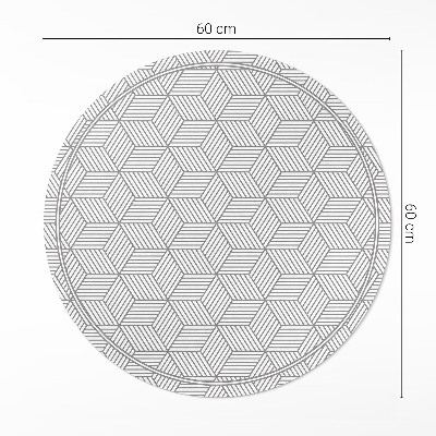 Vinyl floor rug Geometric mosaic tiny pattern
