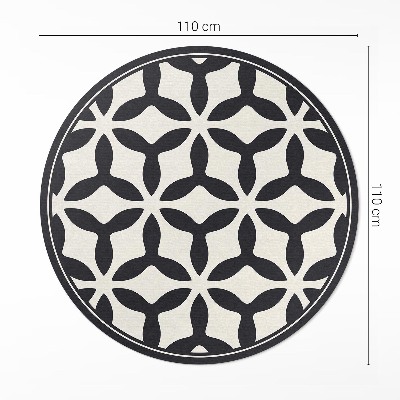 Vinyl rug Modern geometric pattern