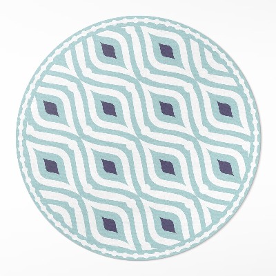 Vinyl floor rug Abstract wave stylish patterning