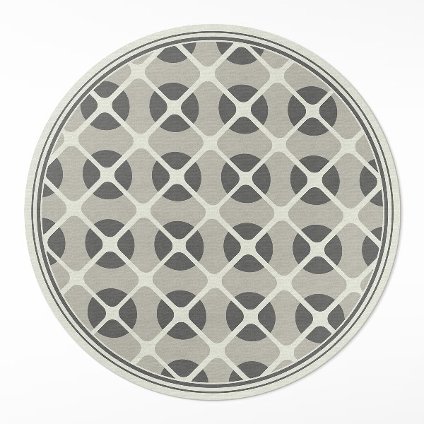 Pvc rug Minimalist mosaic geometric shapes
