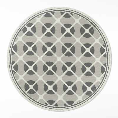 Pvc rug Minimalist mosaic geometric shapes