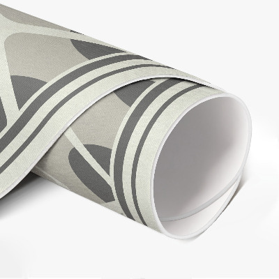 Pvc rug Minimalist mosaic geometric shapes