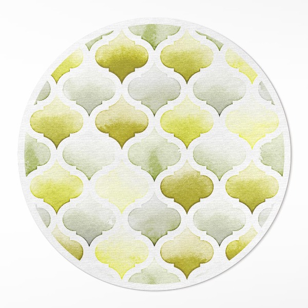 Pvc carpet Moroccan lemons watercolor mosaic