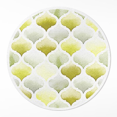Pvc carpet Moroccan lemons watercolor mosaic