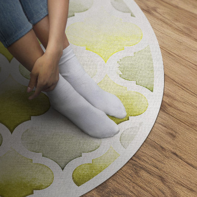 Pvc carpet Moroccan lemons watercolor mosaic