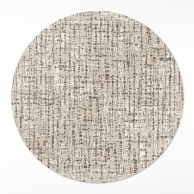 Vinyl rug Imitation fabric in boho style