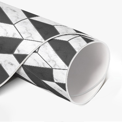 Pvc carpet Fashion stone mosaic with marble