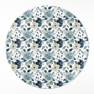 Pvc carpet Painted flowers regular pattern floral