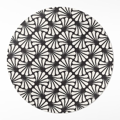 Vinyl floor rug Geometry art deco art deco glamour leaves