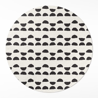 Pvc carpet Irregular crescents pattern boho