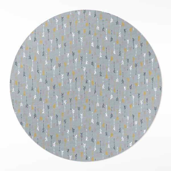 Vinyl rug Boho Indian arrows fine pattern