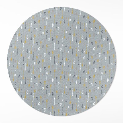 Vinyl rug Boho Indian arrows fine pattern