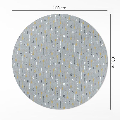 Vinyl rug Boho Indian arrows fine pattern