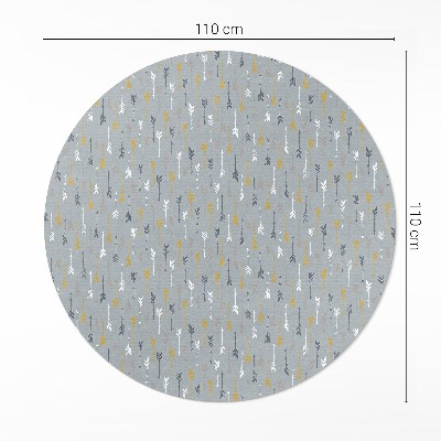 Vinyl rug Boho Indian arrows fine pattern