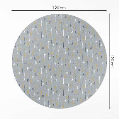 Vinyl rug Boho Indian arrows fine pattern
