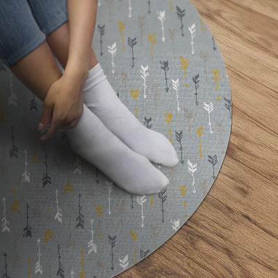 Vinyl rug Boho Indian arrows fine pattern