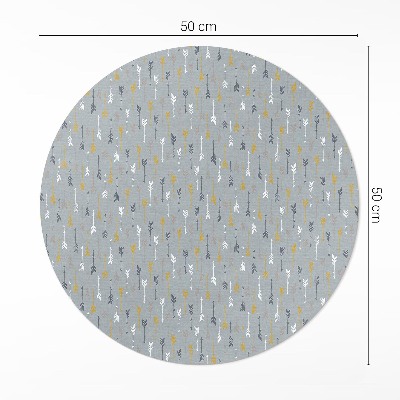 Vinyl rug Boho Indian arrows fine pattern