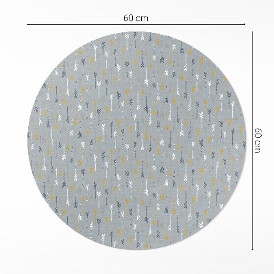 Vinyl rug Boho Indian arrows fine pattern