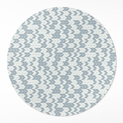 Vinyl rug Boho Indian arrow pattern