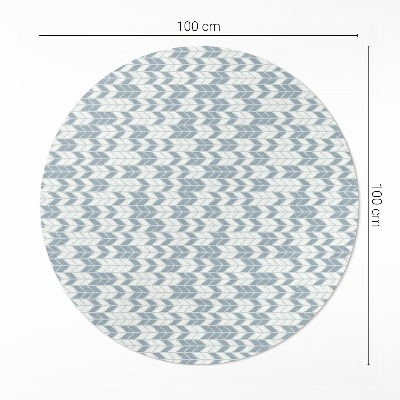 Vinyl rug Boho Indian arrow pattern
