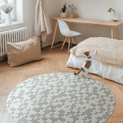 Vinyl rug Boho Indian arrow pattern