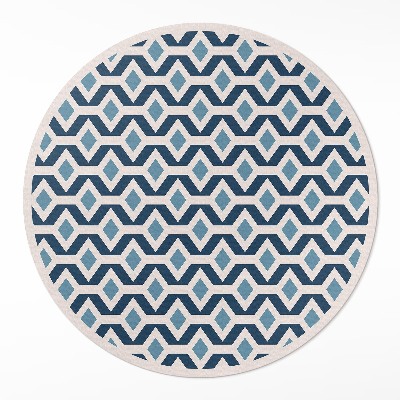 Vinyl floor rug Geometric pattern ornaments