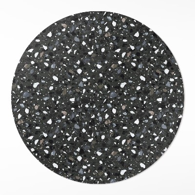 Pvc rug Dark gres decorative stone