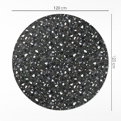 Pvc rug Dark gres decorative stone