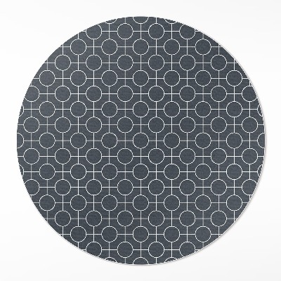 Vinyl floor rug Circles geometric regular pattern