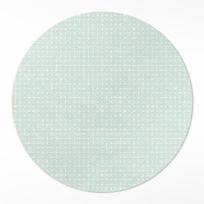 Pvc rug Tiny mosaic geometric pattern