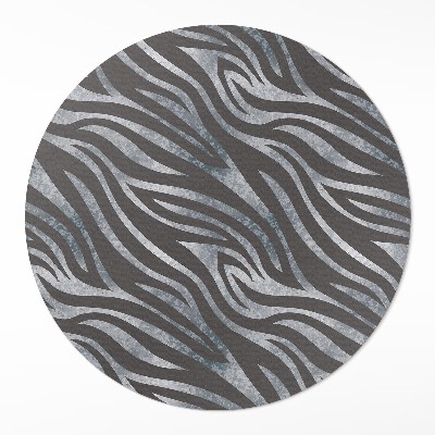 Vinyl floor rug Zebra pattern irregular stripes