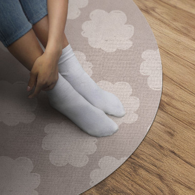 Pvc carpet Painted clouds in pastel colors