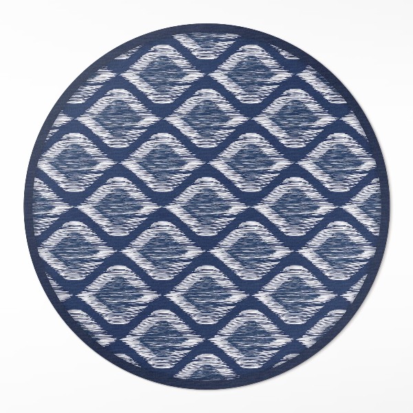 Vinyl rug Elegant fabric imitation pattern