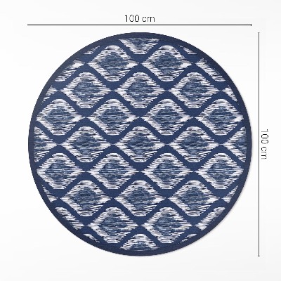 Vinyl rug Elegant fabric imitation pattern
