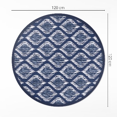 Vinyl rug Elegant fabric imitation pattern
