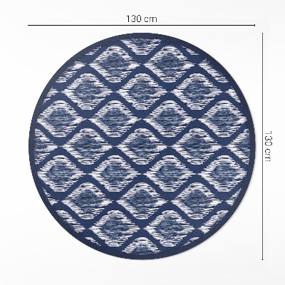 Vinyl rug Elegant fabric imitation pattern