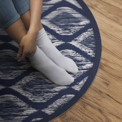 Vinyl rug Elegant fabric imitation pattern