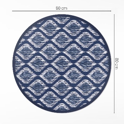 Vinyl rug Elegant fabric imitation pattern